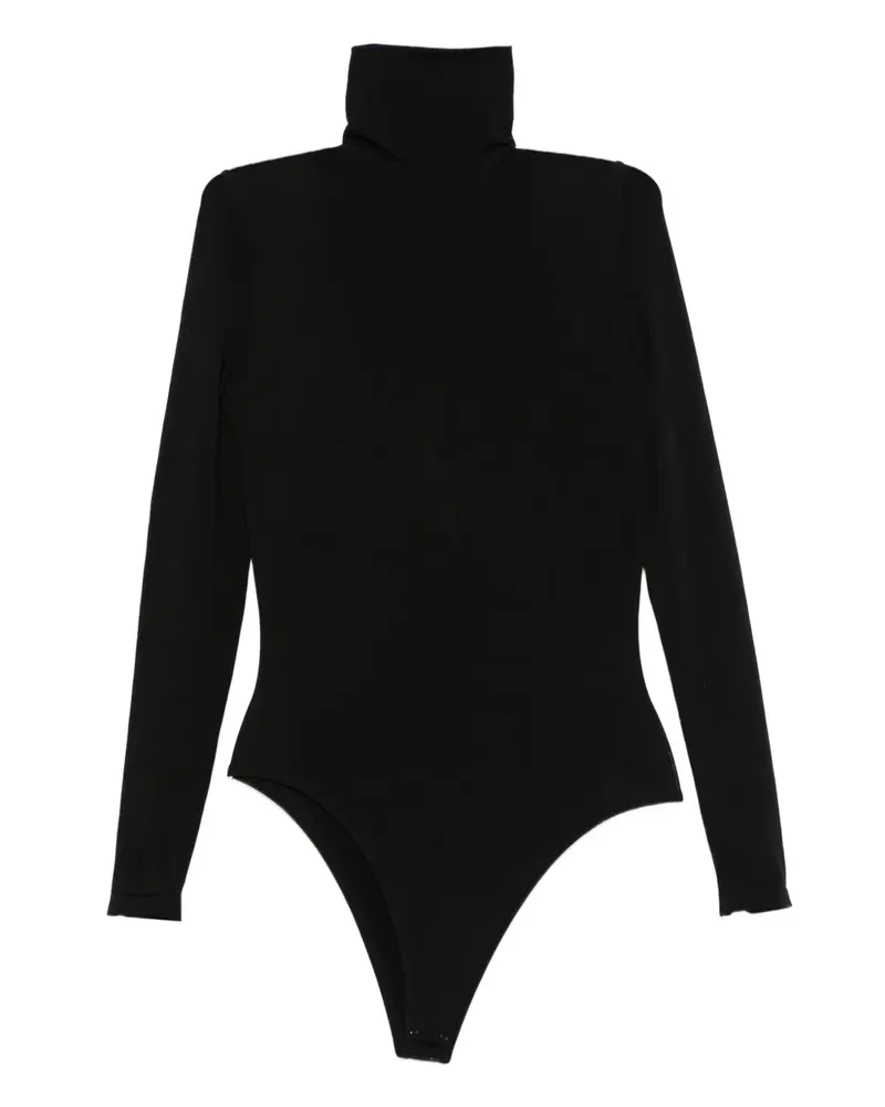 Wolford Body mit Rollkragen - Schwarz Schwarz