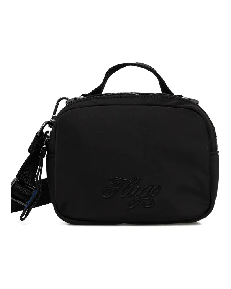 HUGO BOSS zip tote bag - Schwarz Schwarz