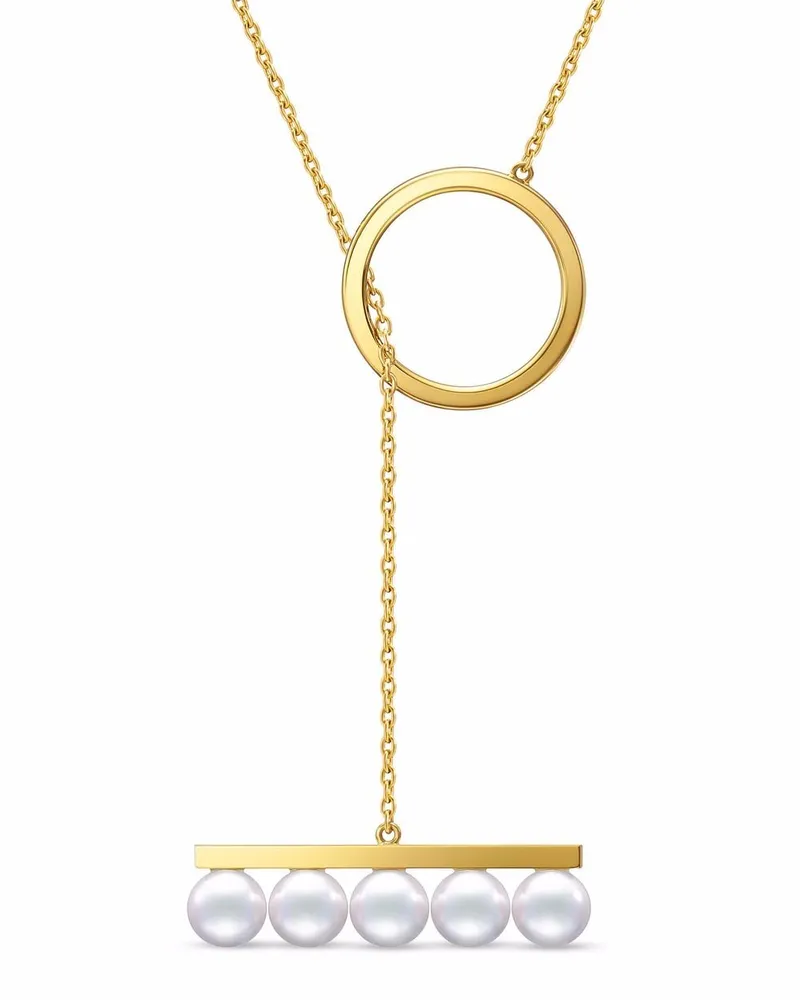 TASAKI 18kt Balance Divine Gelbgoldhalskette mit Diamanten Gold