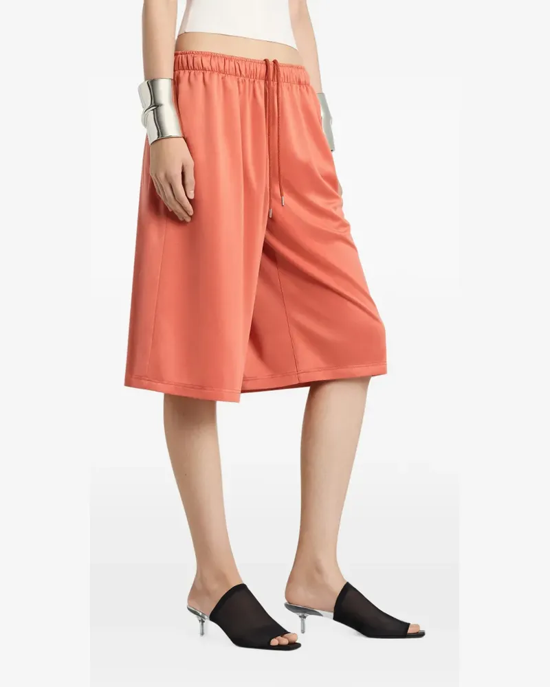 Courrèges Shorts mit Kontrasteinsätzen - Orange Orange