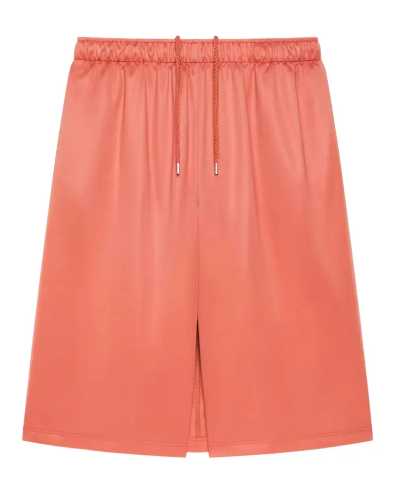 Courrèges Shorts mit Kontrasteinsätzen - Orange Orange
