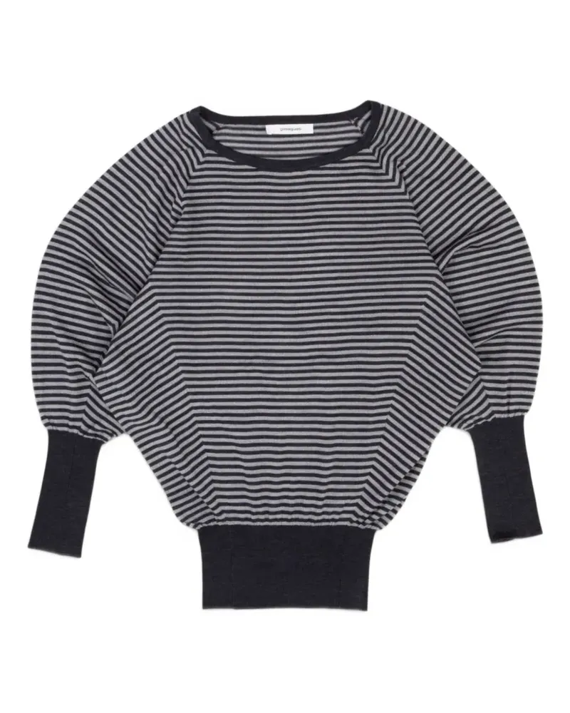 GIMAGUAS Gestreifter Saffi Pullover - Grau Grau