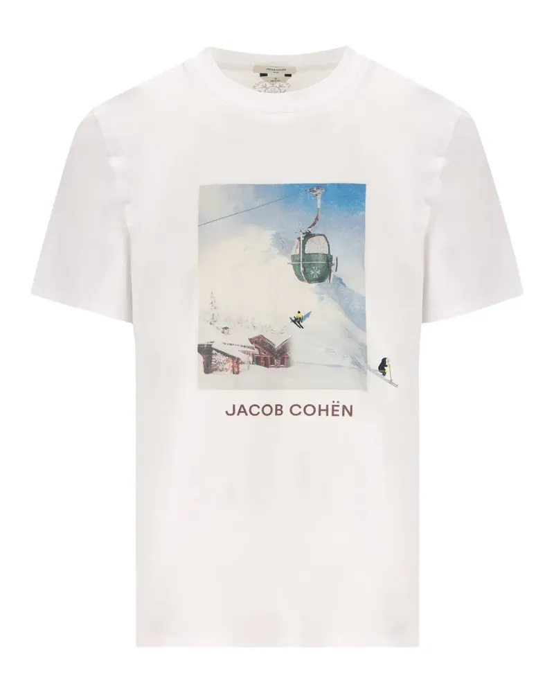 Jacob Cohën Après Ski T-shirt - Weiß Weiß