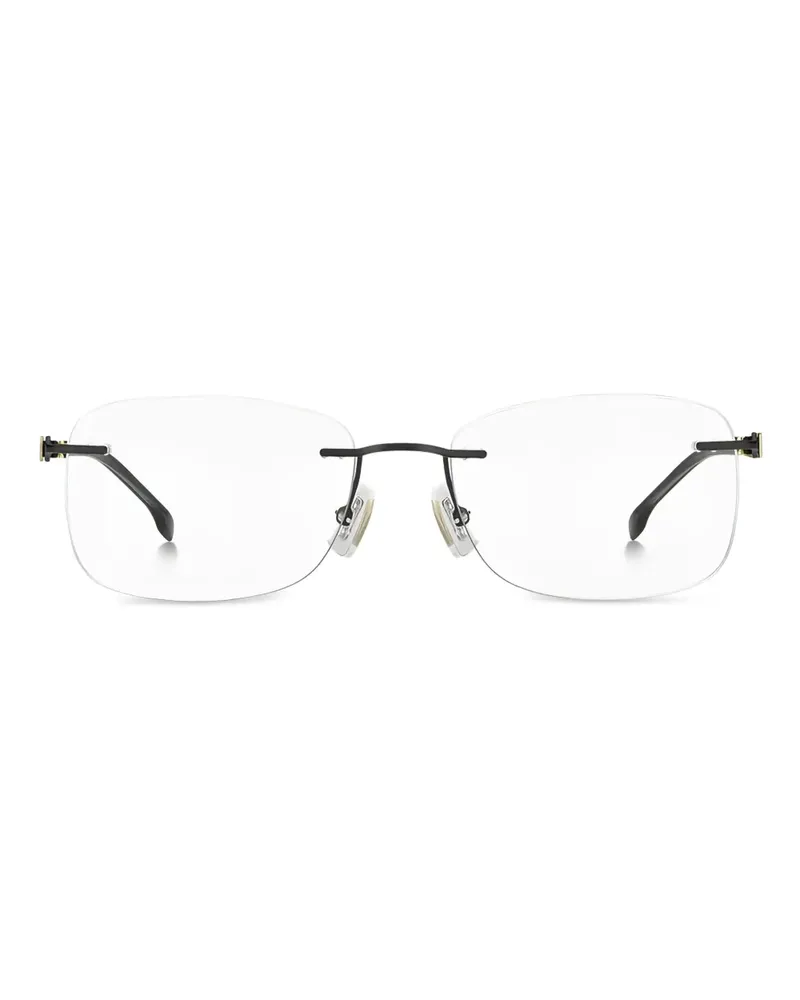 HUGO BOSS Brille mit eckigem Gestell - Nude Nude