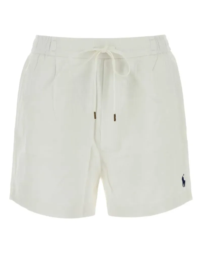 Ralph Lauren drawstring-waist linen shorts - Weiß Weiß