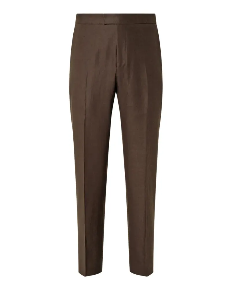 Ermenegildo Zegna Hose mit Knöpfen - Braun Braun