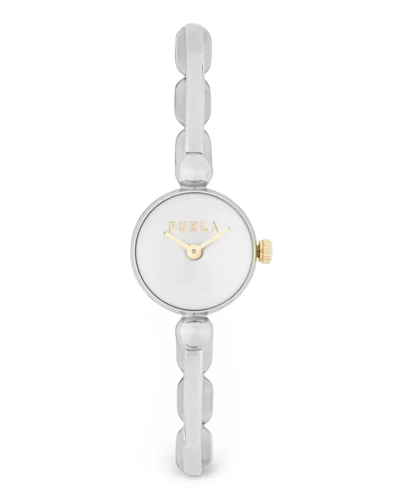 Furla logo-appliqué 20mm watch - Weiß Weiß