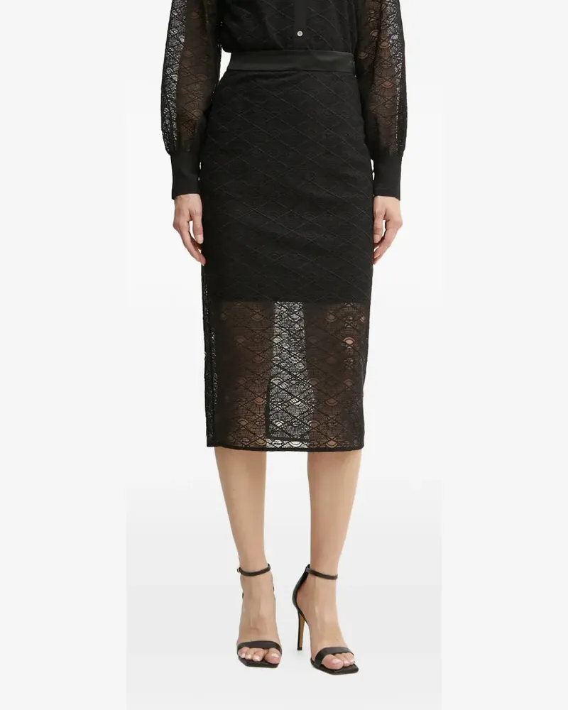 Karl Lagerfeld lace skirt - Schwarz Schwarz