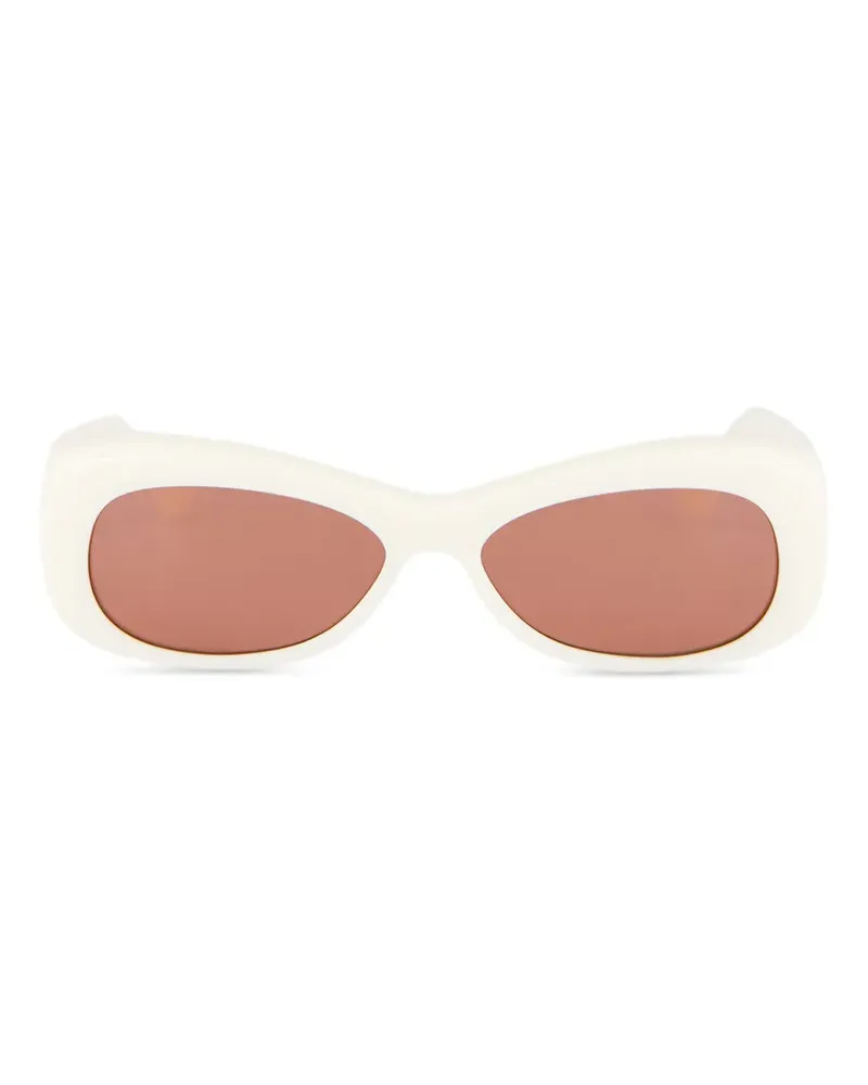 Port Tanger Lydia round-frame sunglasses - Nude Nude