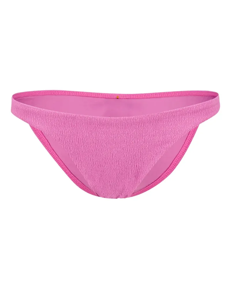 ViX Firenze Basic textured bikini bottoms - Rosa Rosa