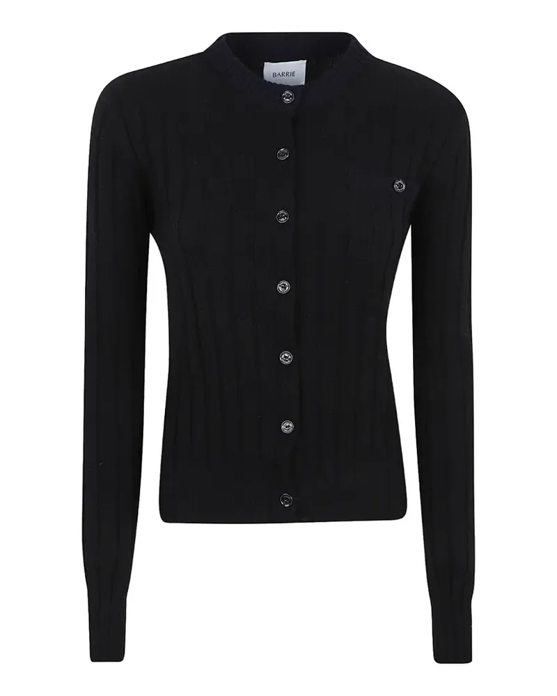Barrie ribbed-knit cardigan - Schwarz Schwarz