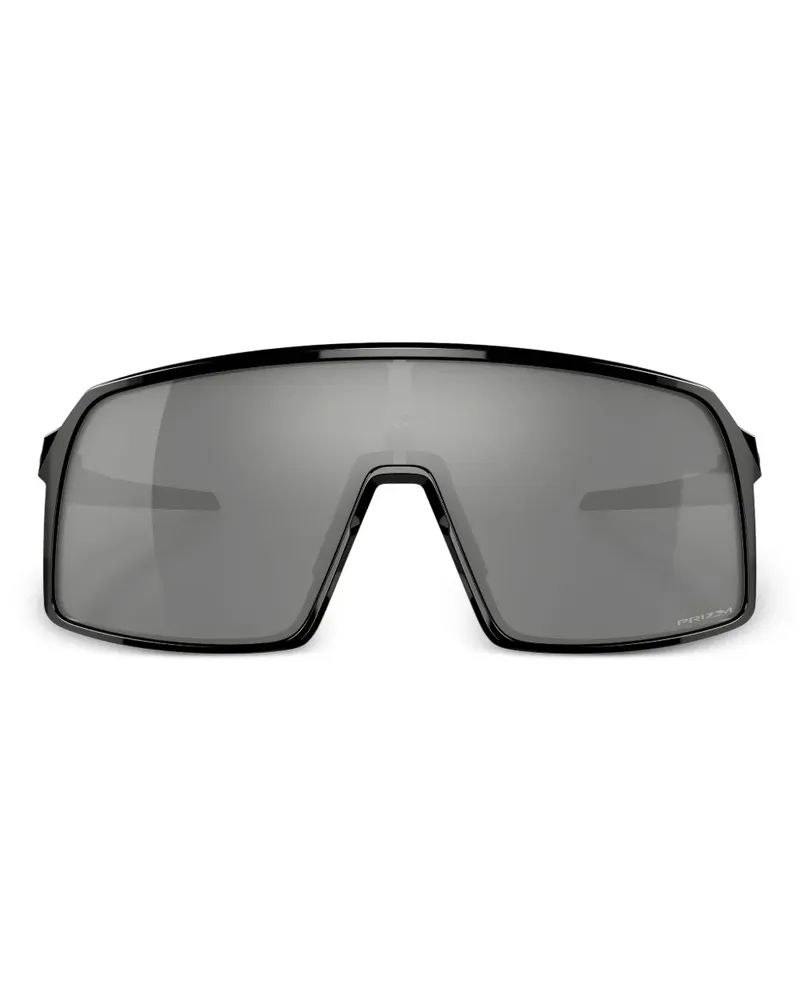 Oakley Sonnenbrille mit Shield-Gestell - Schwarz Schwarz
