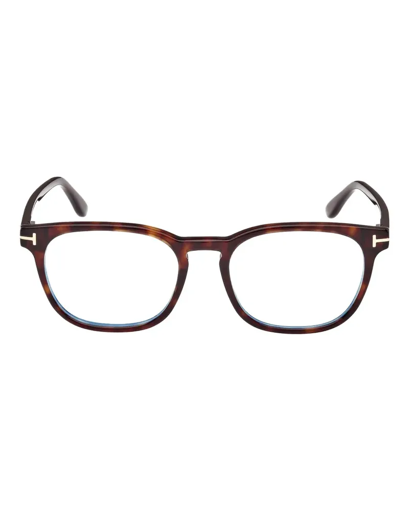 Tom Ford T-motif square-frame glasses - Braun Braun