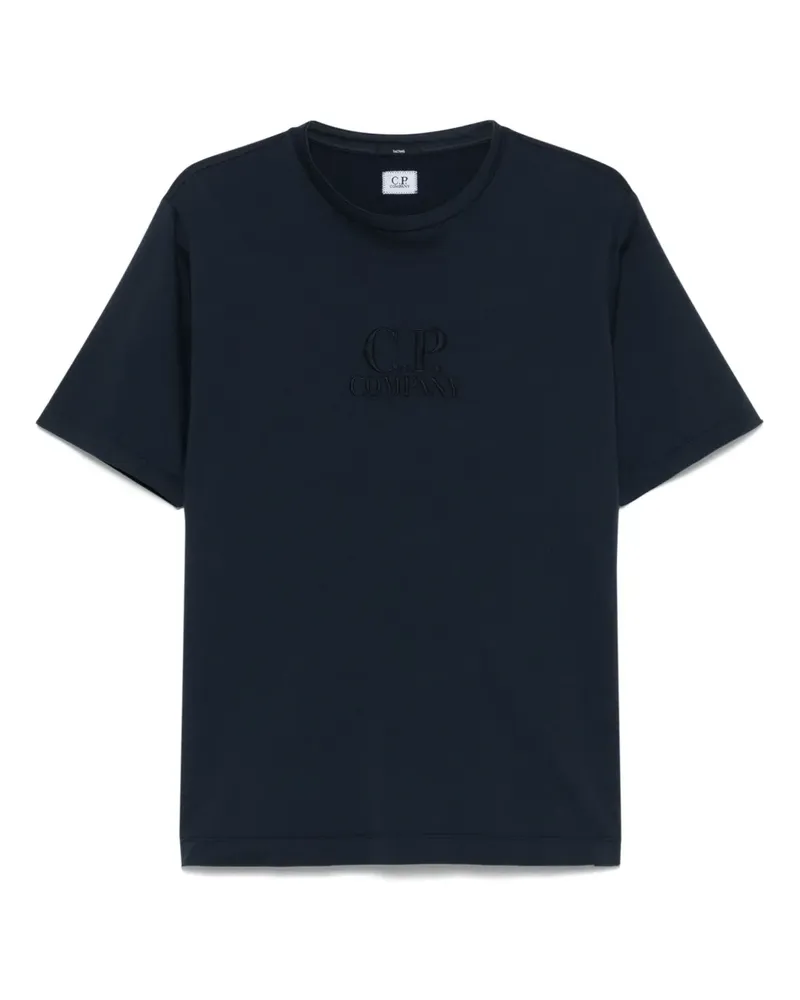 C.P. Company T-Shirt aus Piqué - Blau Blau