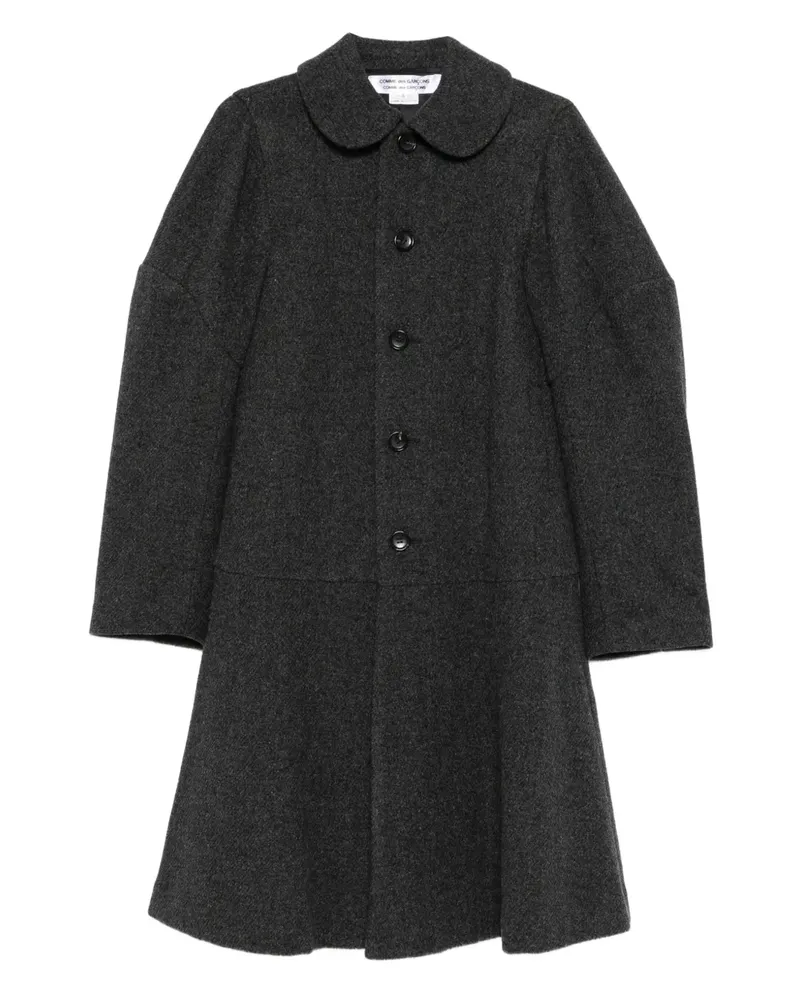 Comme des Garçons Einreihiger Mantel - Grau Grau