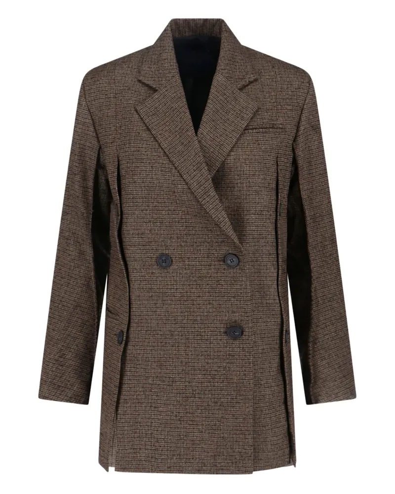 Eudon Choi Doppelreihiger Beatrice Blazer - Braun Braun