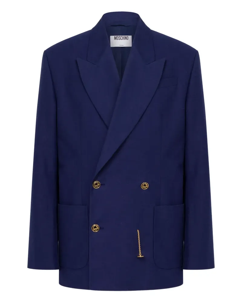 Moschino Doppelreihiges Sakko - Blau Blau