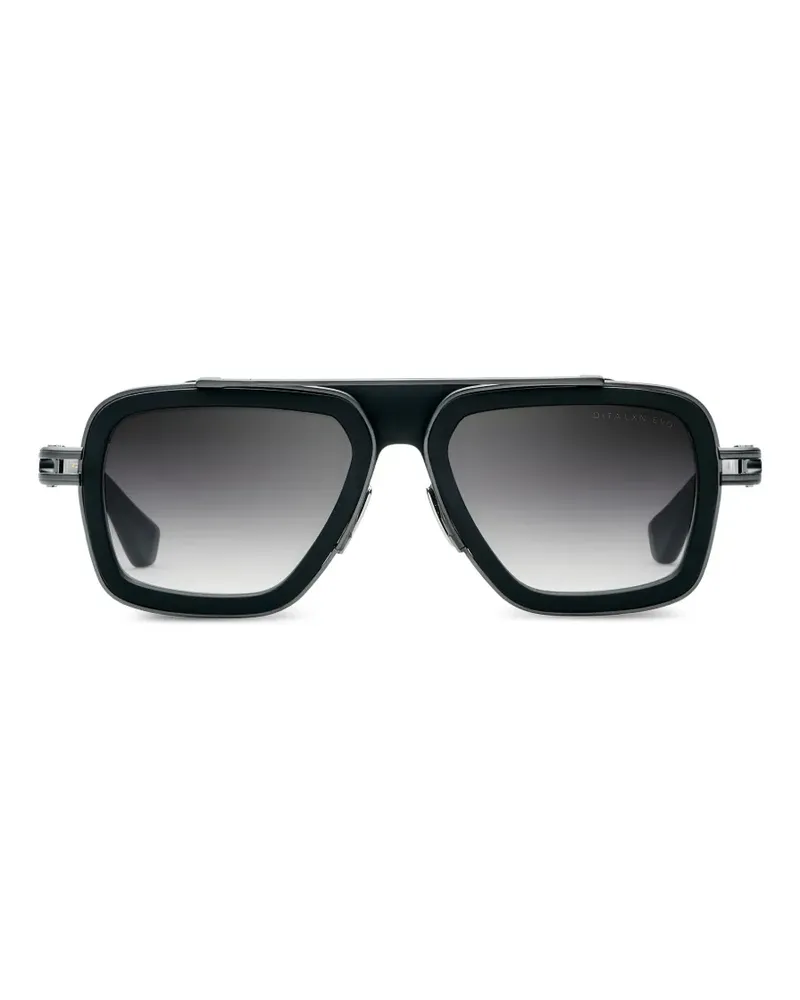 DITA LXN-EVO geometric-frame sunglasses - Schwarz Schwarz