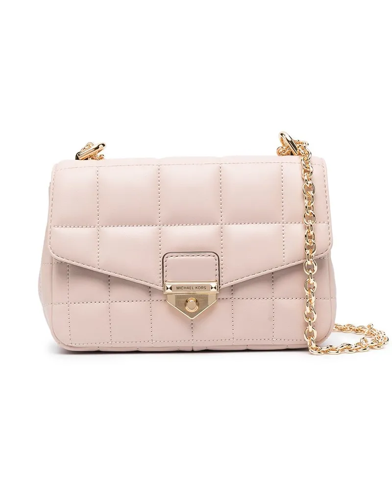 Michael Kors Gesteppte Schultertasche - Rosa Rosa