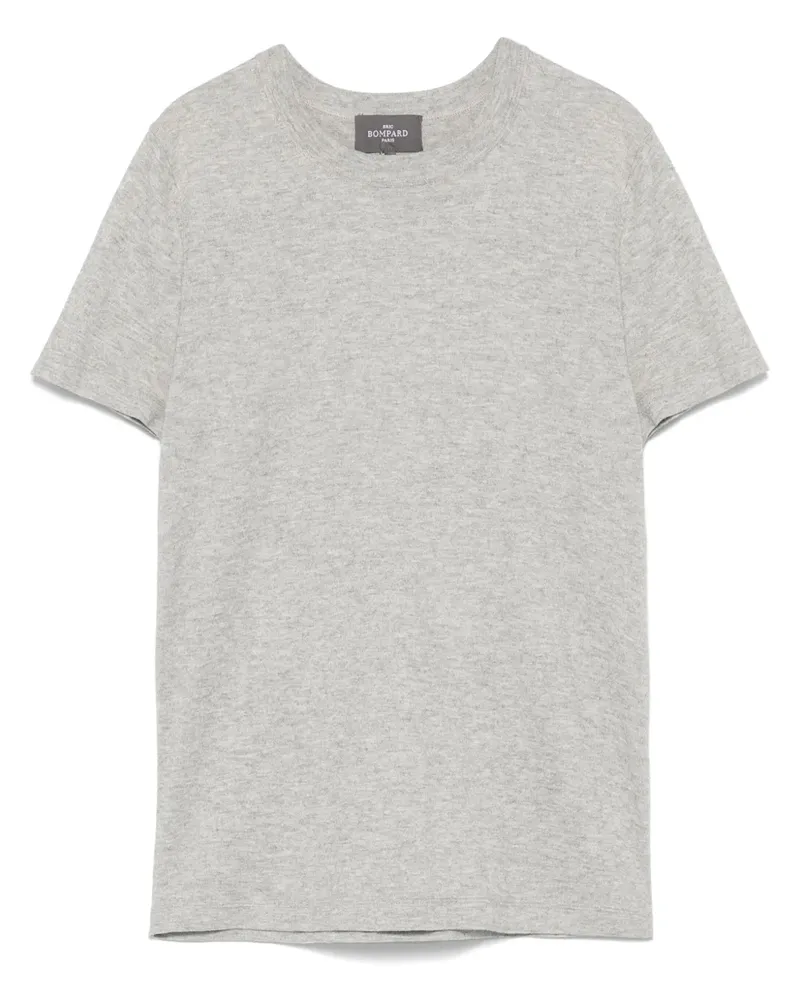 Eric Bompard Fein gestricktes T-Shirt - Grau Grau