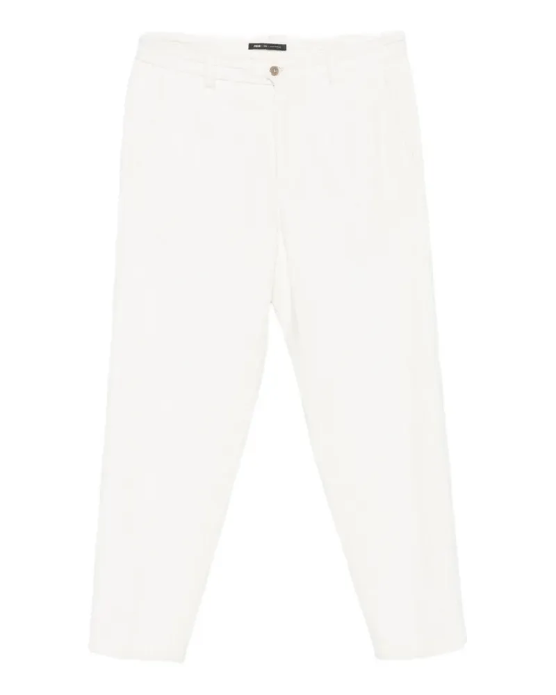 Briglia 1949 pleated corduroy trousers - Weiß Weiß
