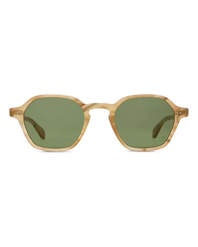 Garrett Leight Temescal Sonnenbrille mit geometrischem Gestell - Nude Nude