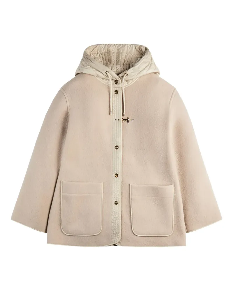 Fay Kapuzenjacke mit Knebelverschluss - Nude Nude