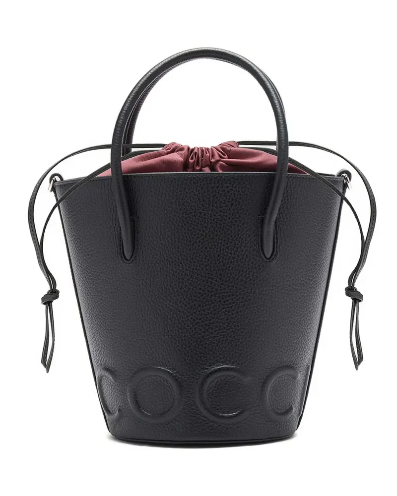 Coccinelle Myrtha Maxi Logo Beuteltasche - Schwarz Schwarz