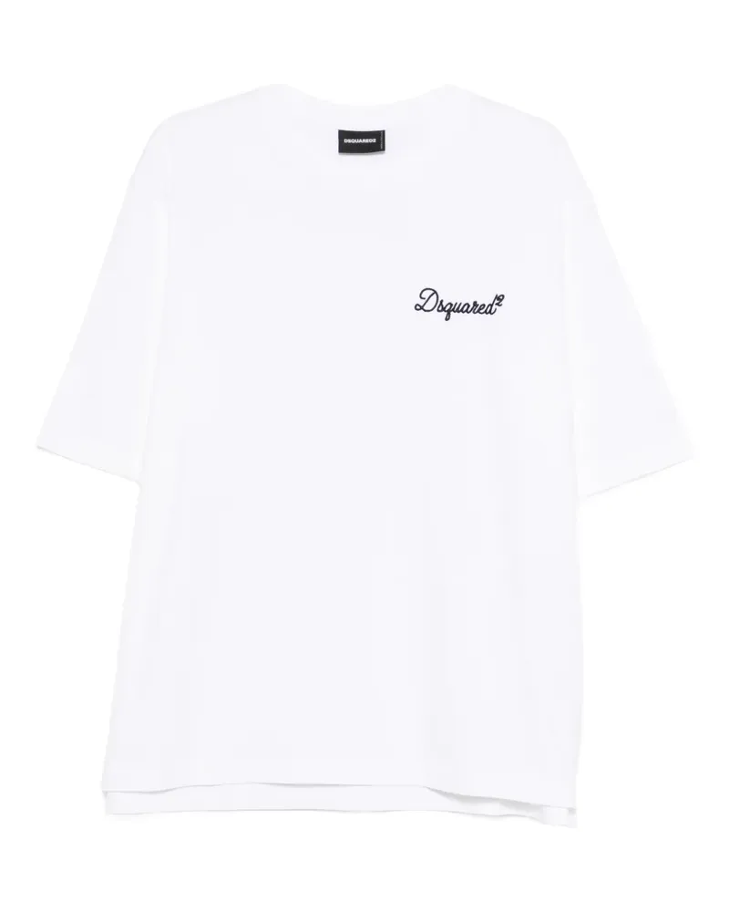 Dsquared2 T-Shirt mit Logo - Weiß Weiß