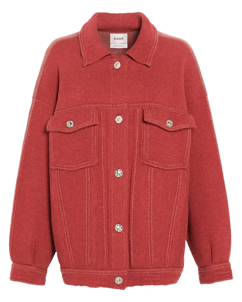 Barrie Jacke aus Denim - Rot Rot