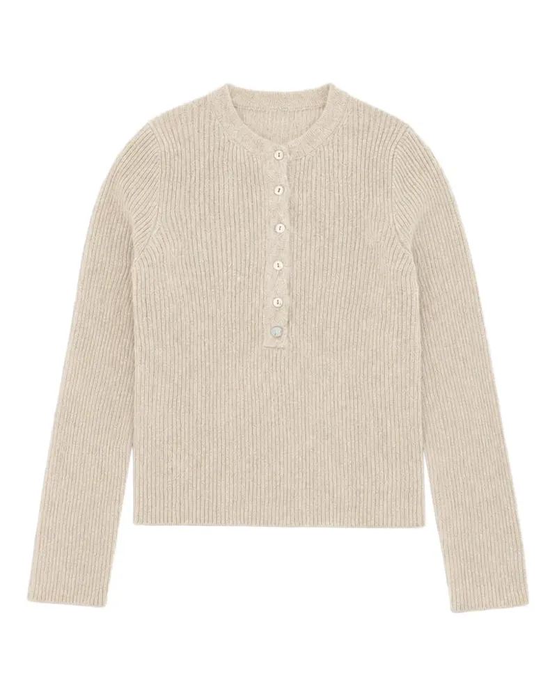 Fortela Lou ribbed cashmere sweater - Nude Nude