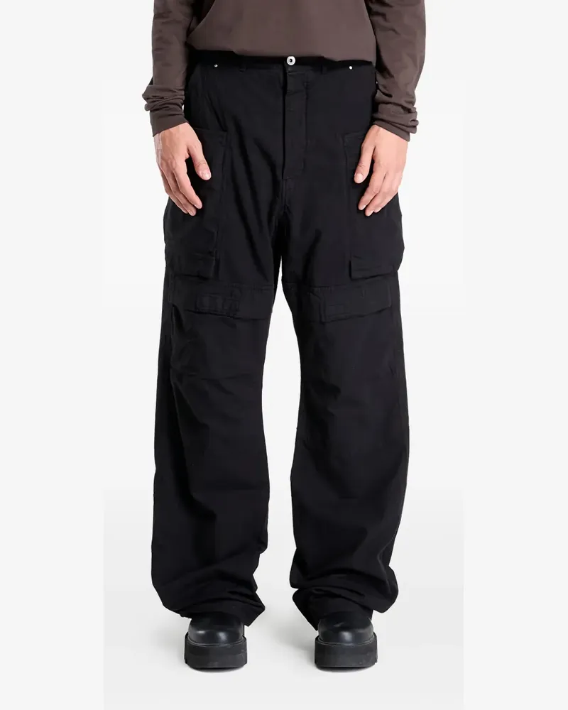 DRKSHDW by Rick Owens Hose mit aufgesetzten Taschen - Schwarz Schwarz