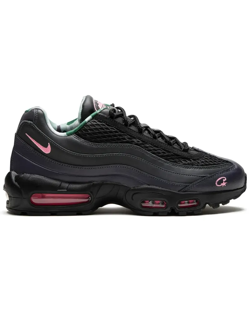 Nike x Corteiz Air Max 95 Pink Beam Sneakers - Schwarz Schwarz
