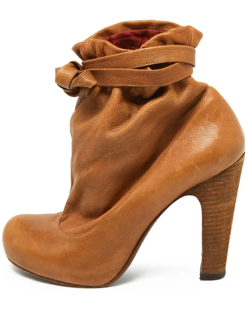 Marc Jacobs Stiefel mit Schleife - Braun Braun