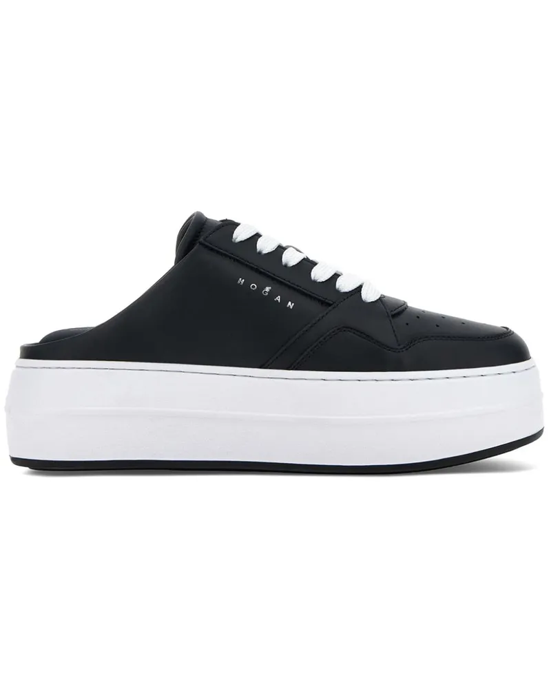 Hogan Sneakers aus Leder - Schwarz Schwarz