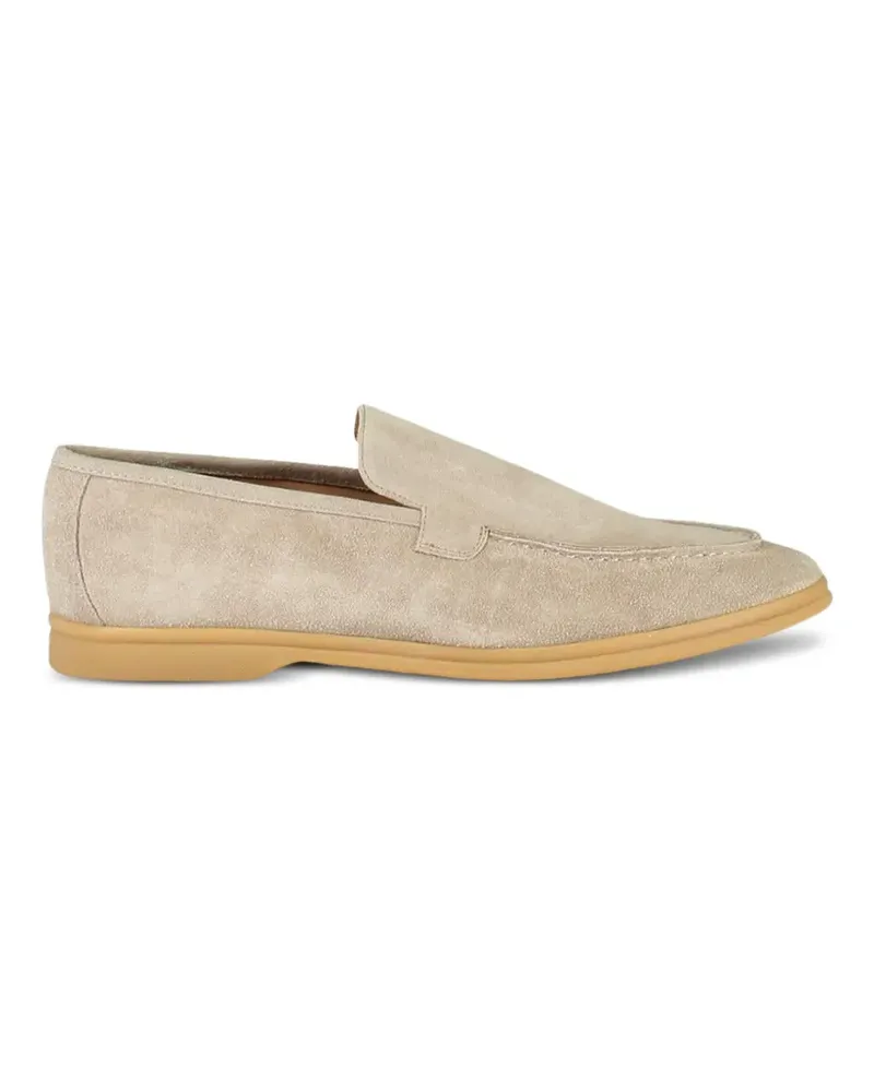 Eleventy suede loafers - Nude Nude