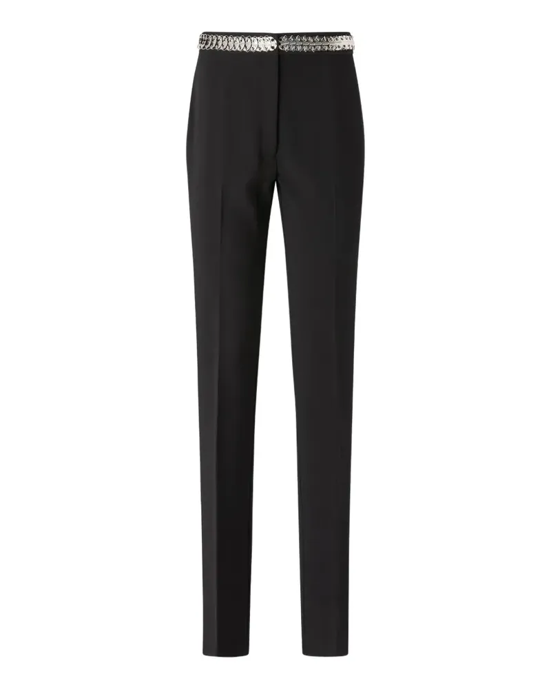 Pinko Hose mit verziertem Gürtel - Schwarz Schwarz