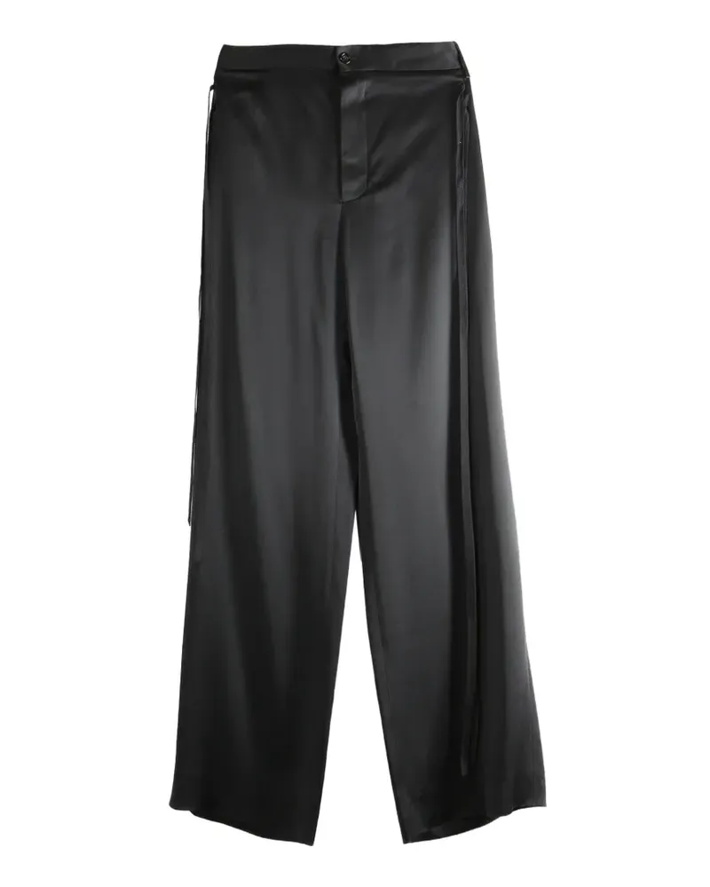 Ann Demeulemeester Leon loose-leg trousers - Schwarz Schwarz