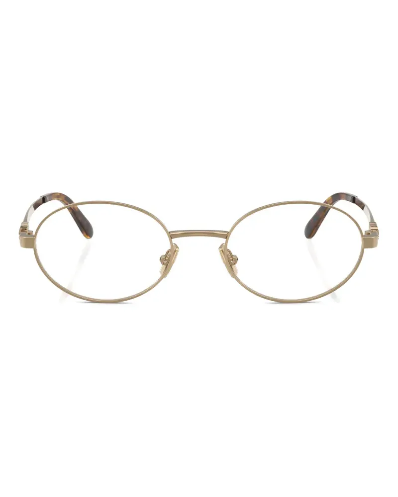 Miu Miu oval-frame glasses - Gold Gold