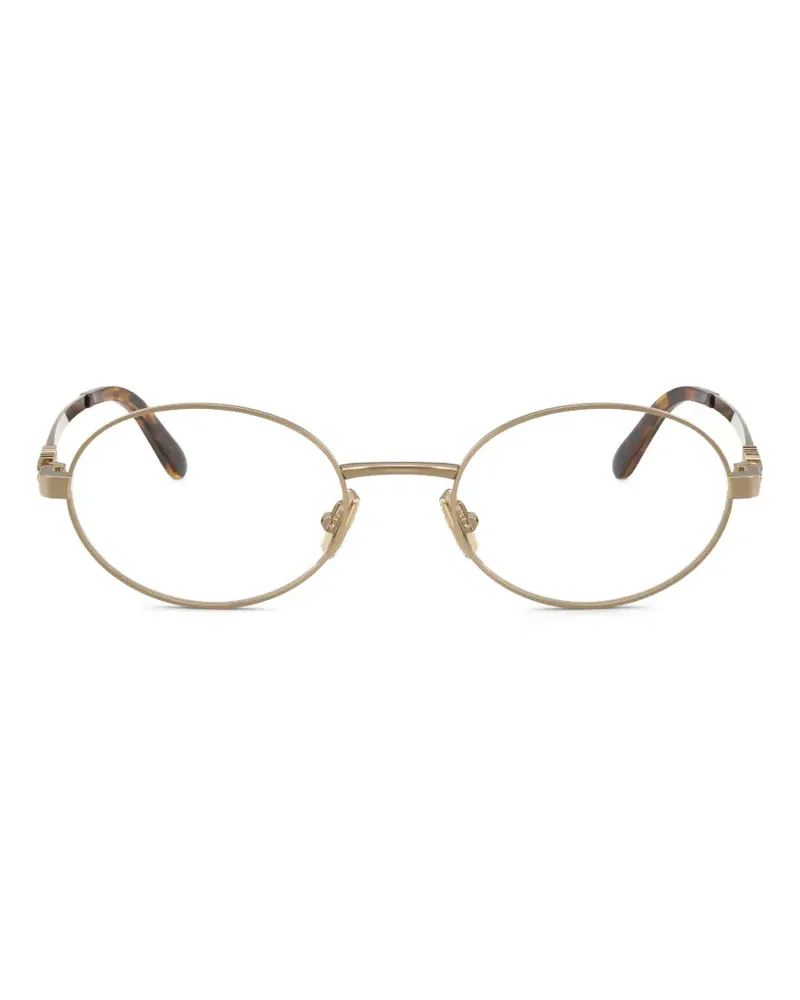Miu Miu oval-frame glasses - Gold Gold
