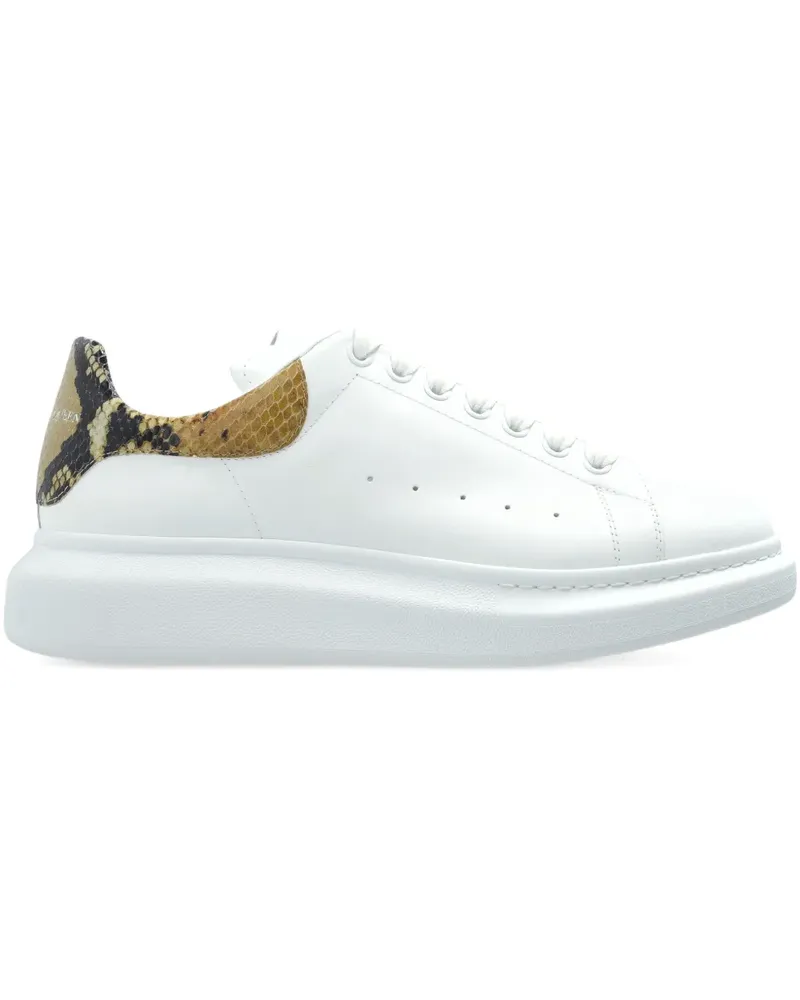 Alexander McQueen snakeskin-embellished sneakers - Weiß Weiß
