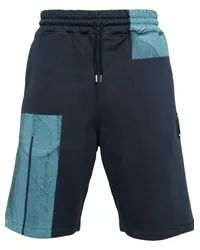 ACW* Strand Joggingshorts in Colour-Block-Optik Blau