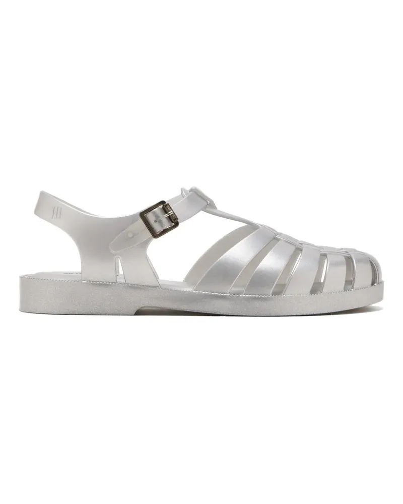 Melissa caged buckle sandals - Silber Silber