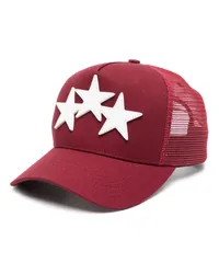 Amiri 3-Star Baseballkappe Rot