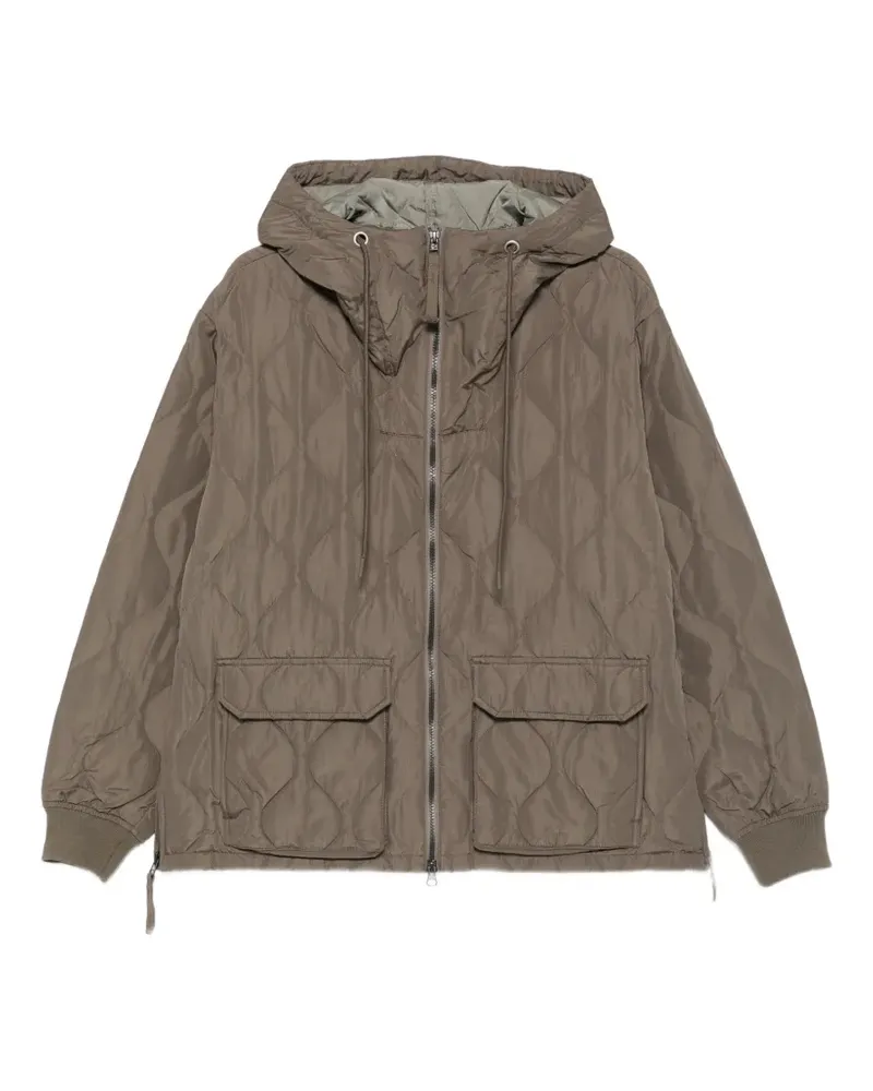 TAION quilted hooded jacket - Braun Braun