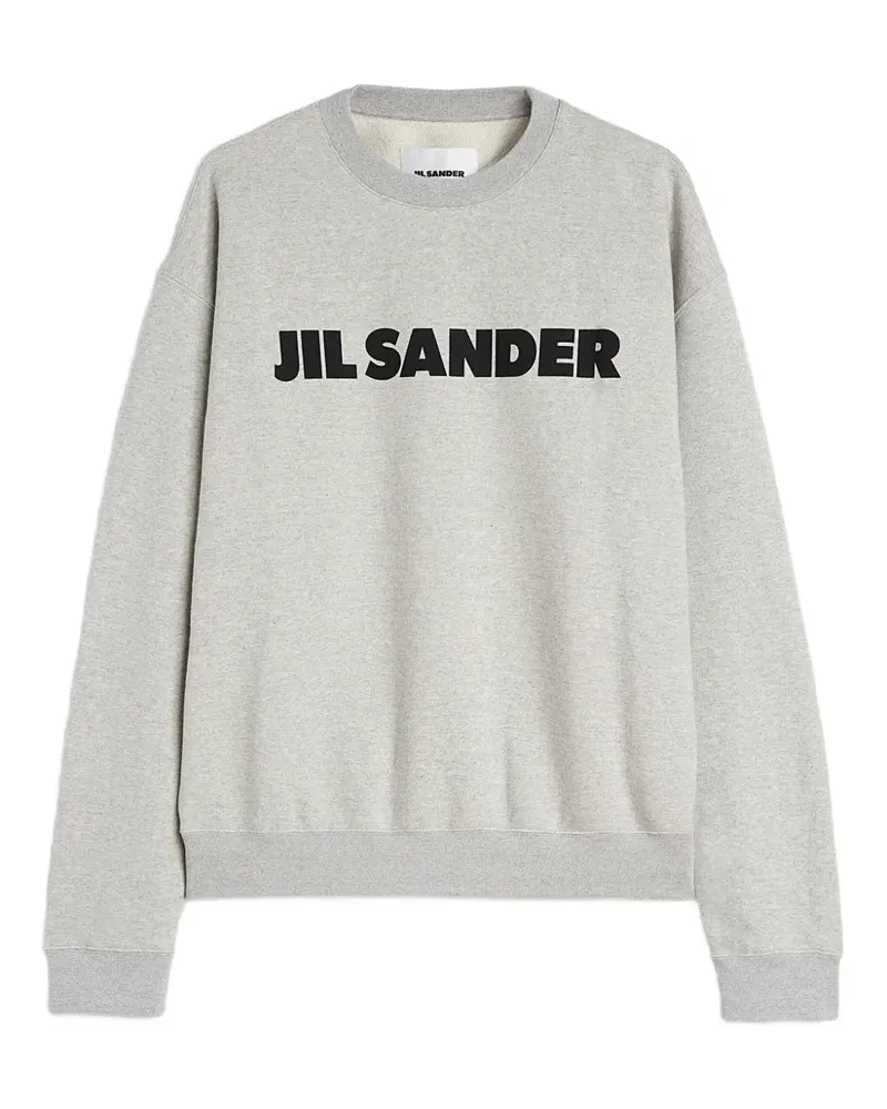 Jil Sander Sweatshirt mit Logo - Grau Grau