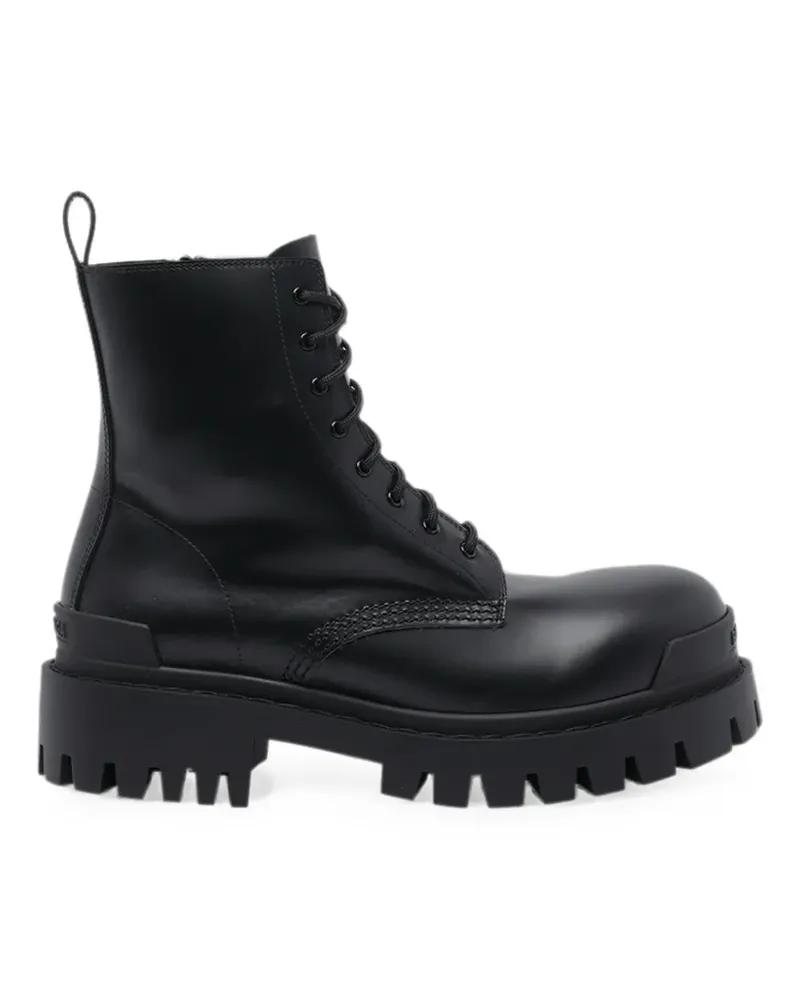 Balenciaga Strike lace-up ankle boots - Schwarz Schwarz