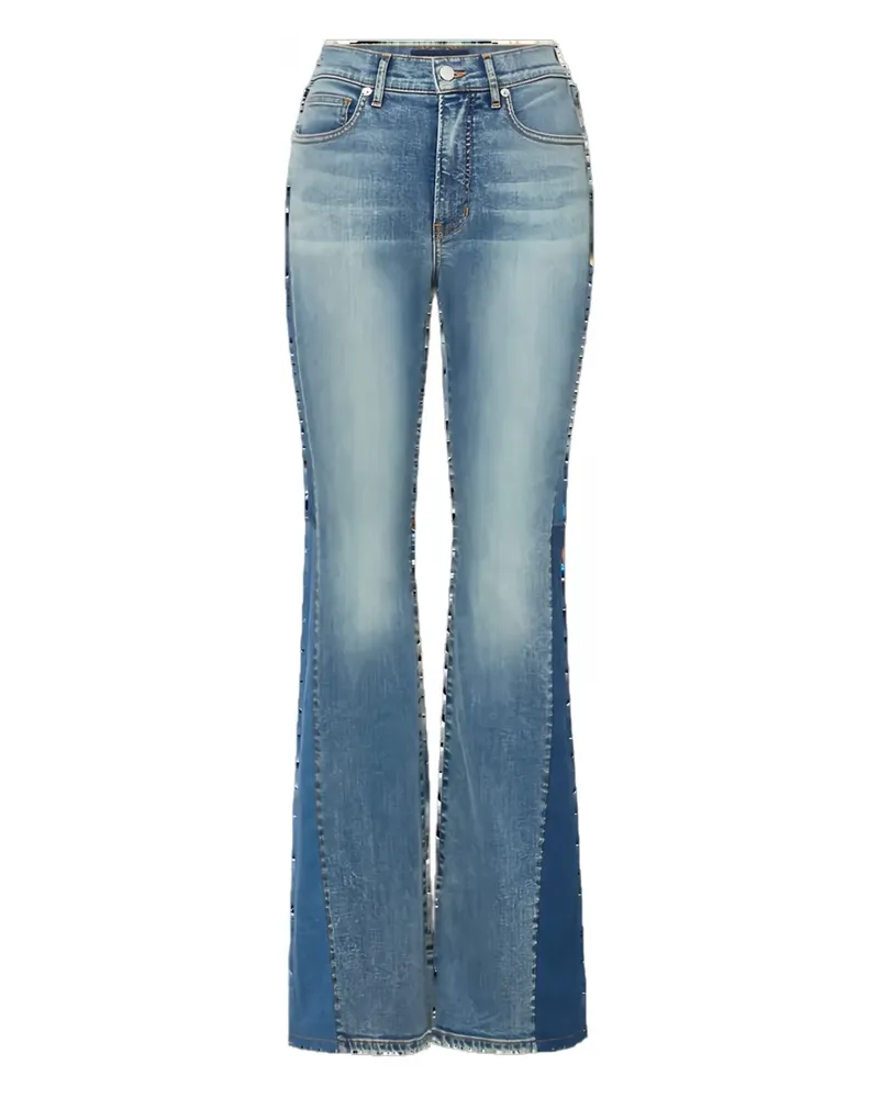 Veronica Beard Baverly Jeans mit Kontrastnähten - Blau Blau