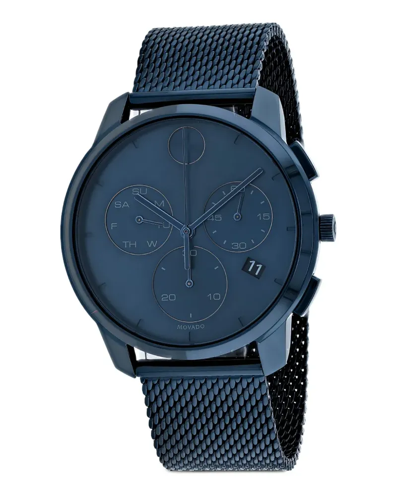 Movado Bold chronograph 42mm watch - Blau Blau
