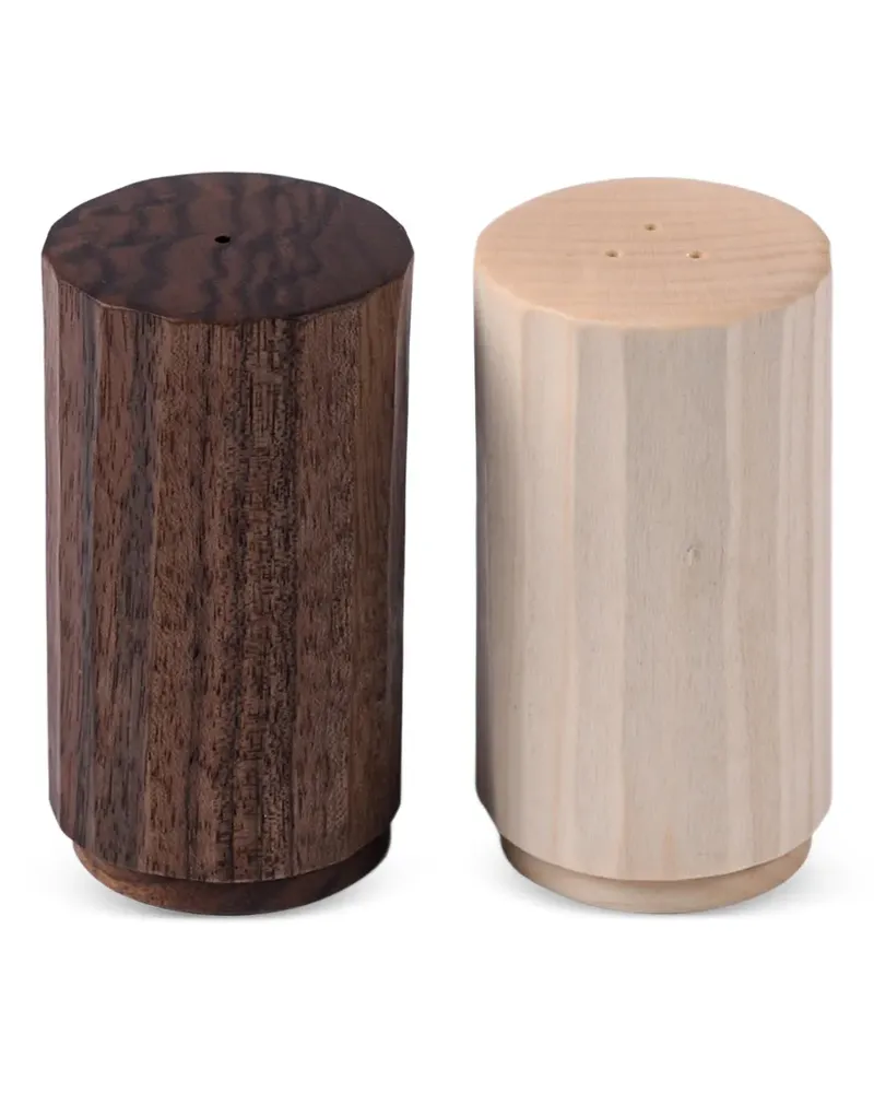 Zanat Grana Shaker-Set aus Walnuss-Ahorn - Braun Braun